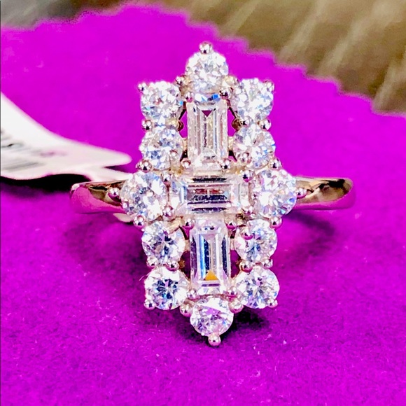 Jewelry 28 New Genuine Swarovski Crystal Boat Ring Poshmark